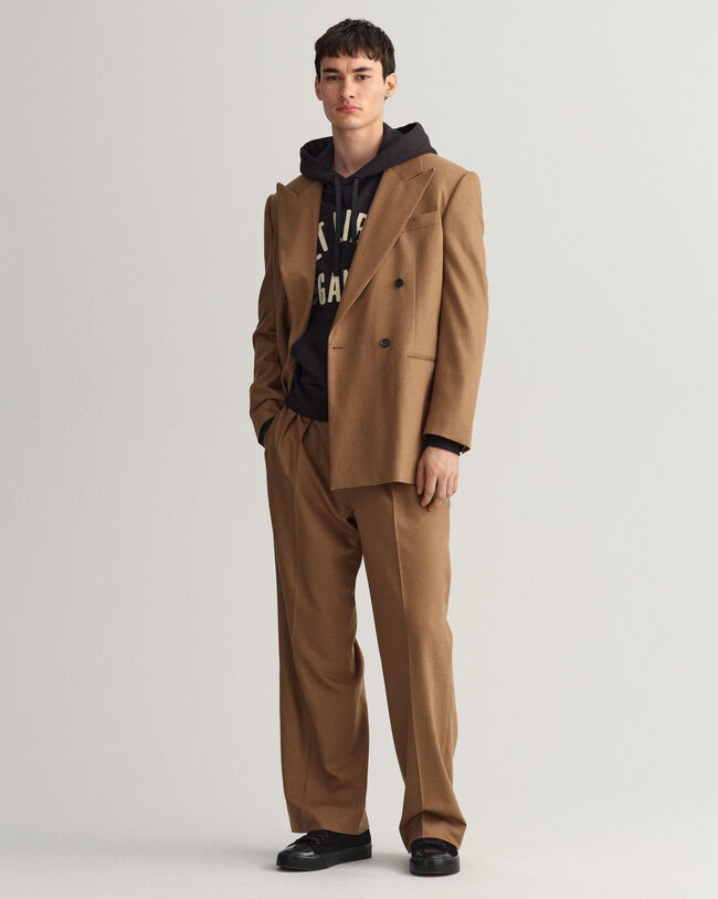 Blazer da abito in flanella oversize