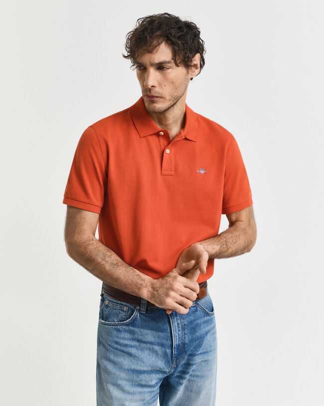 Polo Shield in piqu&eacute; regular fit
