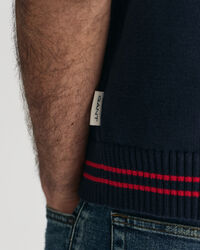 Gilet con scollo a V