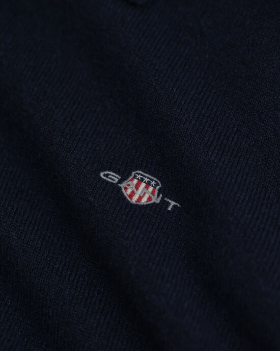 Maglia polo in finissima lana d’agnello