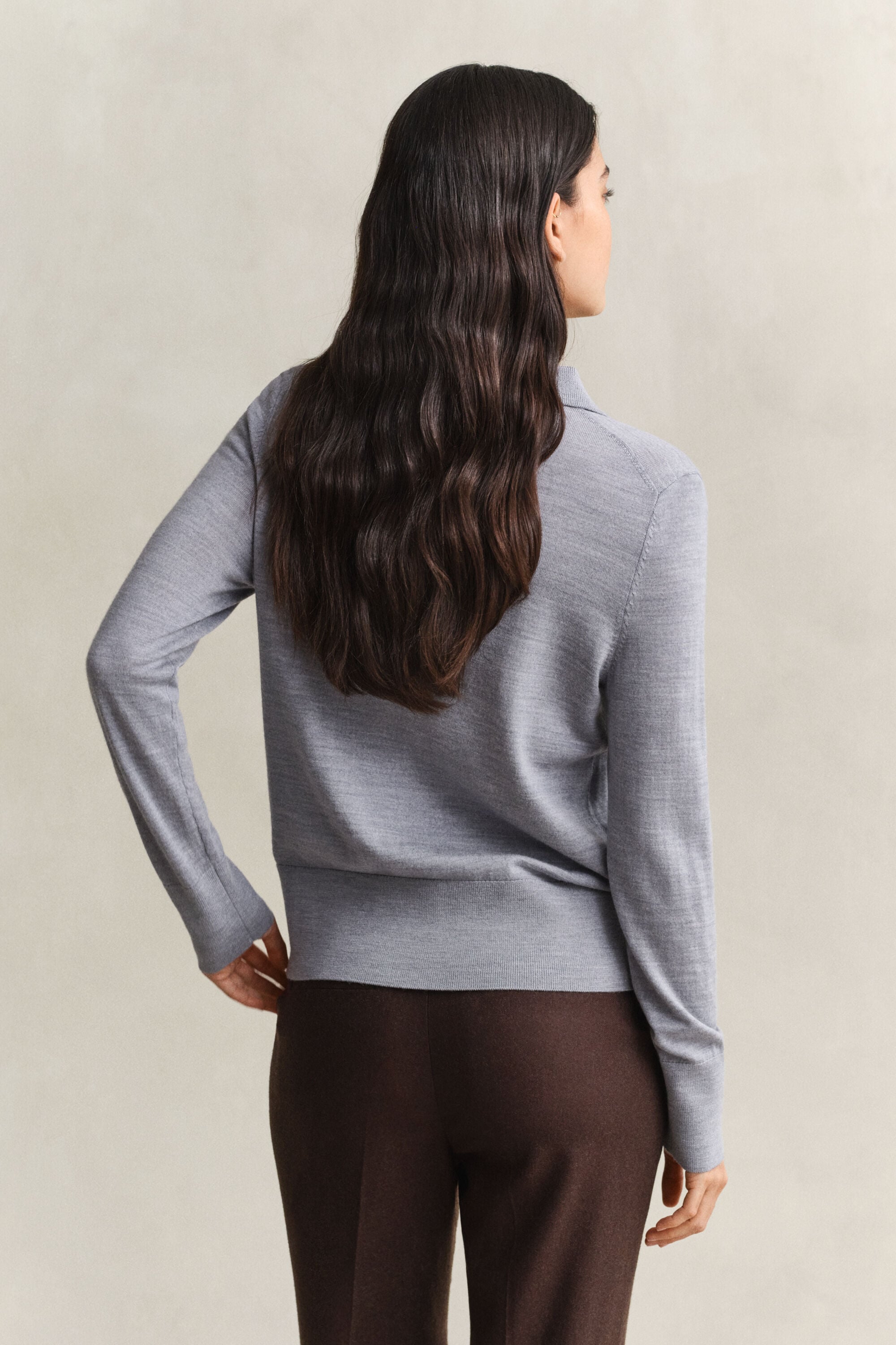 Cardigan in lana merino extra fine