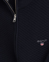 Maglia Triangle Texture con zip lunga