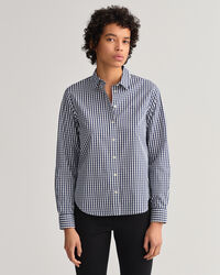 Camicia in broadcloth a quadri percalle regular fit