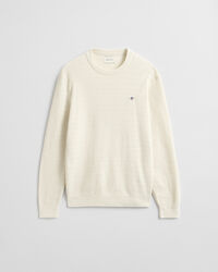 Maglia girocollo a mini trecce