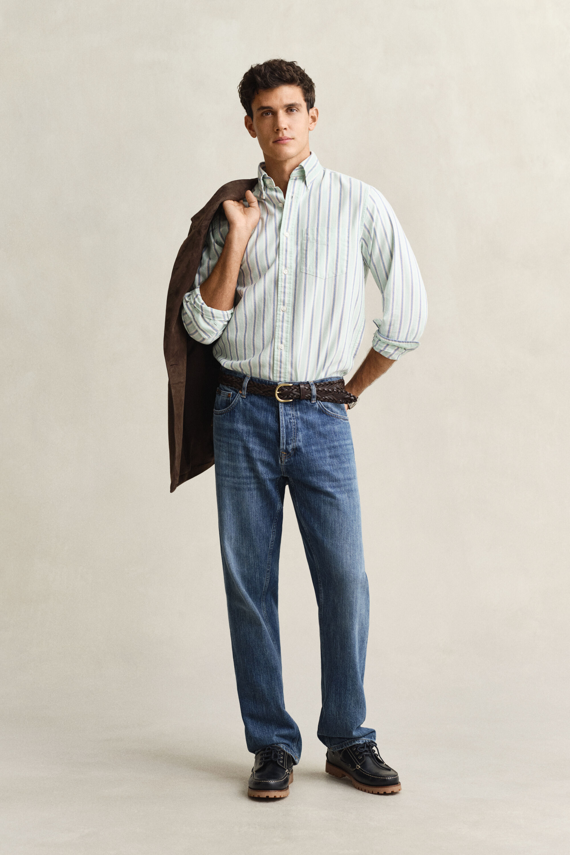 Camicia Oxford Archive a righe