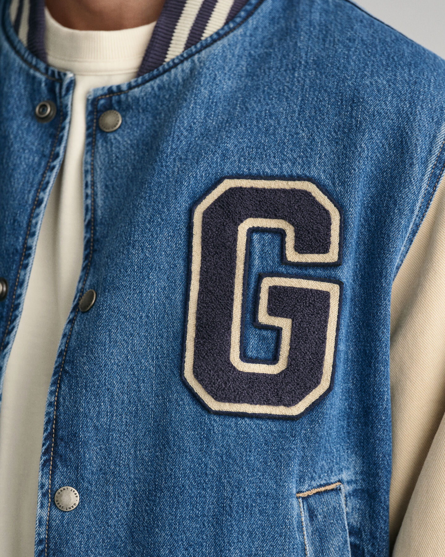 GANT Varsity Jacket in denim