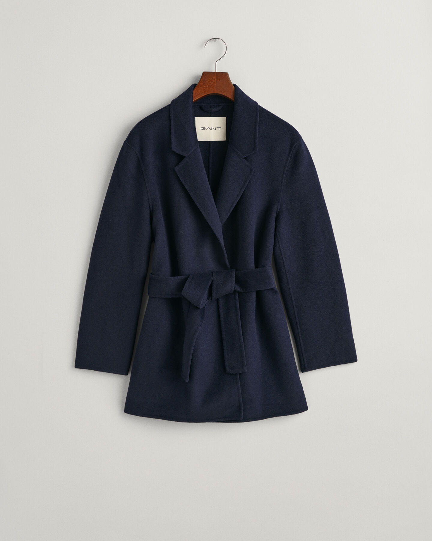 Blazer cucito a mano con cintura