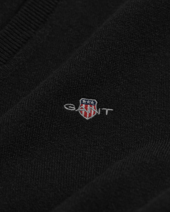 Maglia con scollo a V in finissima lana d’agnello