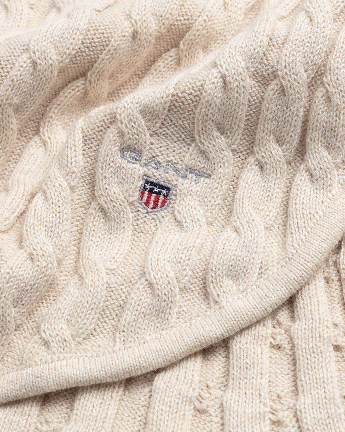 Coperta a trecce in cotone baby