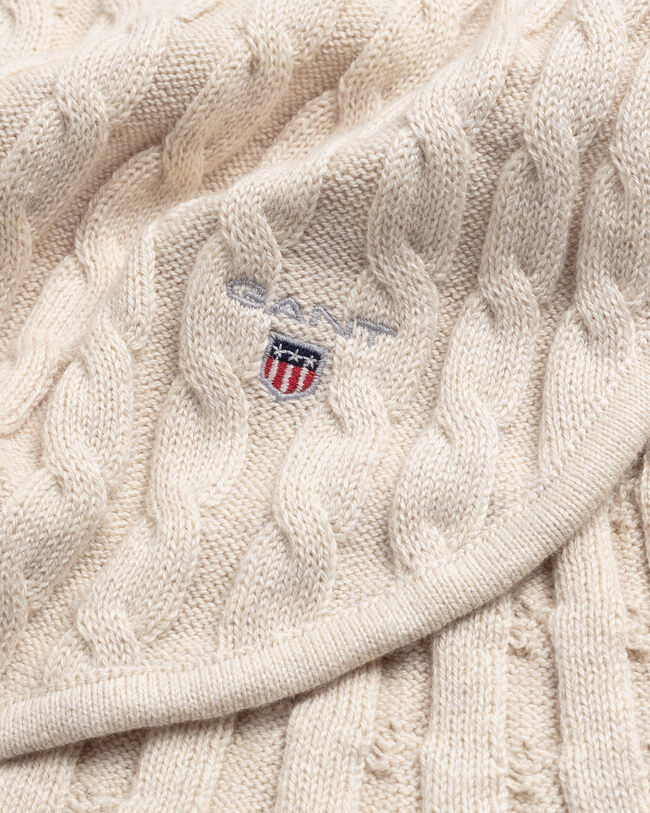 Coperta a trecce in cotone baby