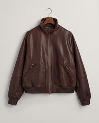 Giacca bomber in pelle