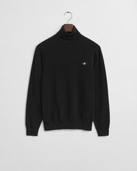 Maglia in cotone con collo alto classico