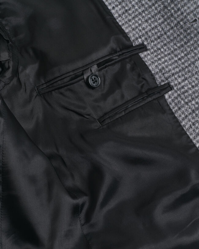 Cappotto in lana bicolore