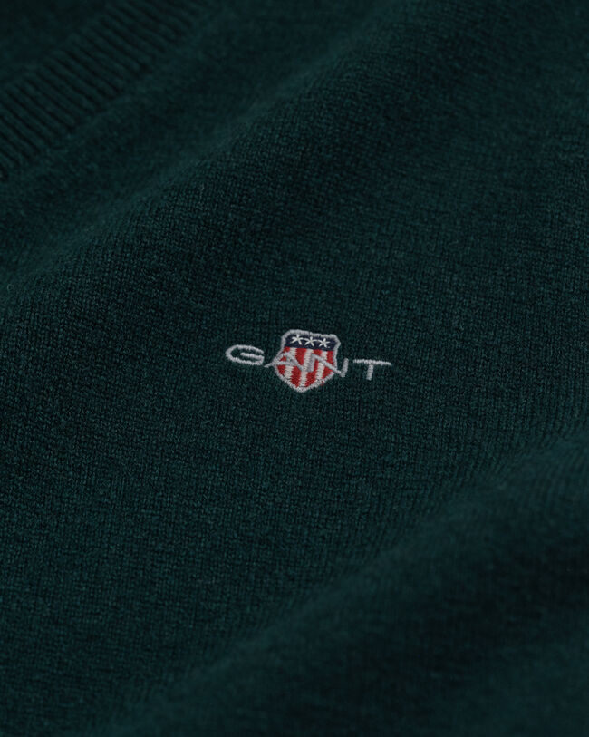 Maglia con scollo a V in finissima lana d’agnello