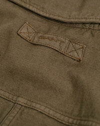 Camicia di lino-cotone tinta in capo