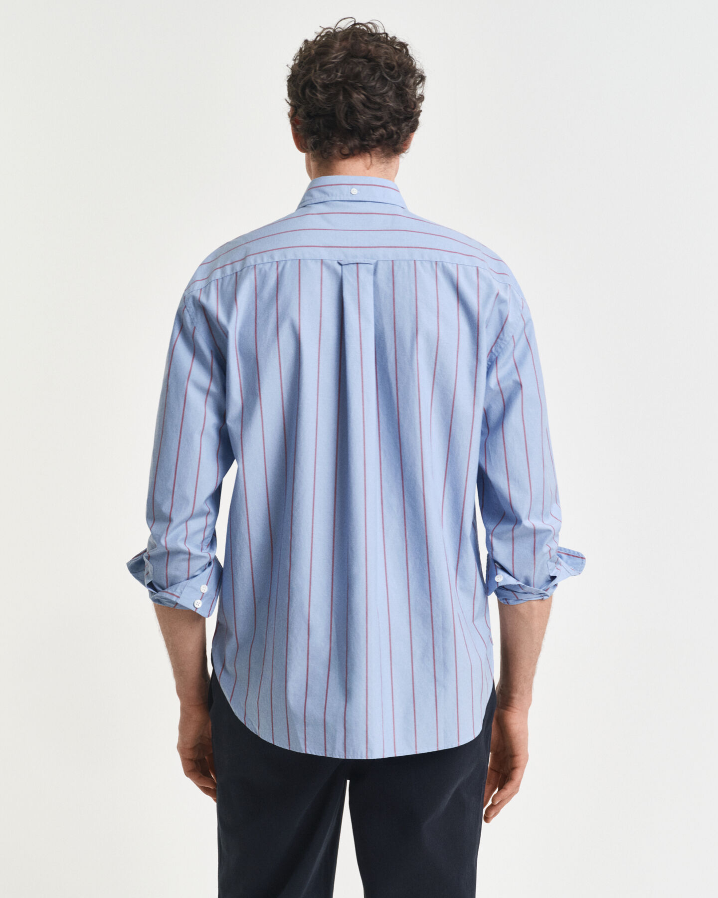 Camicia a righe Heritage in popeline relaxed fit