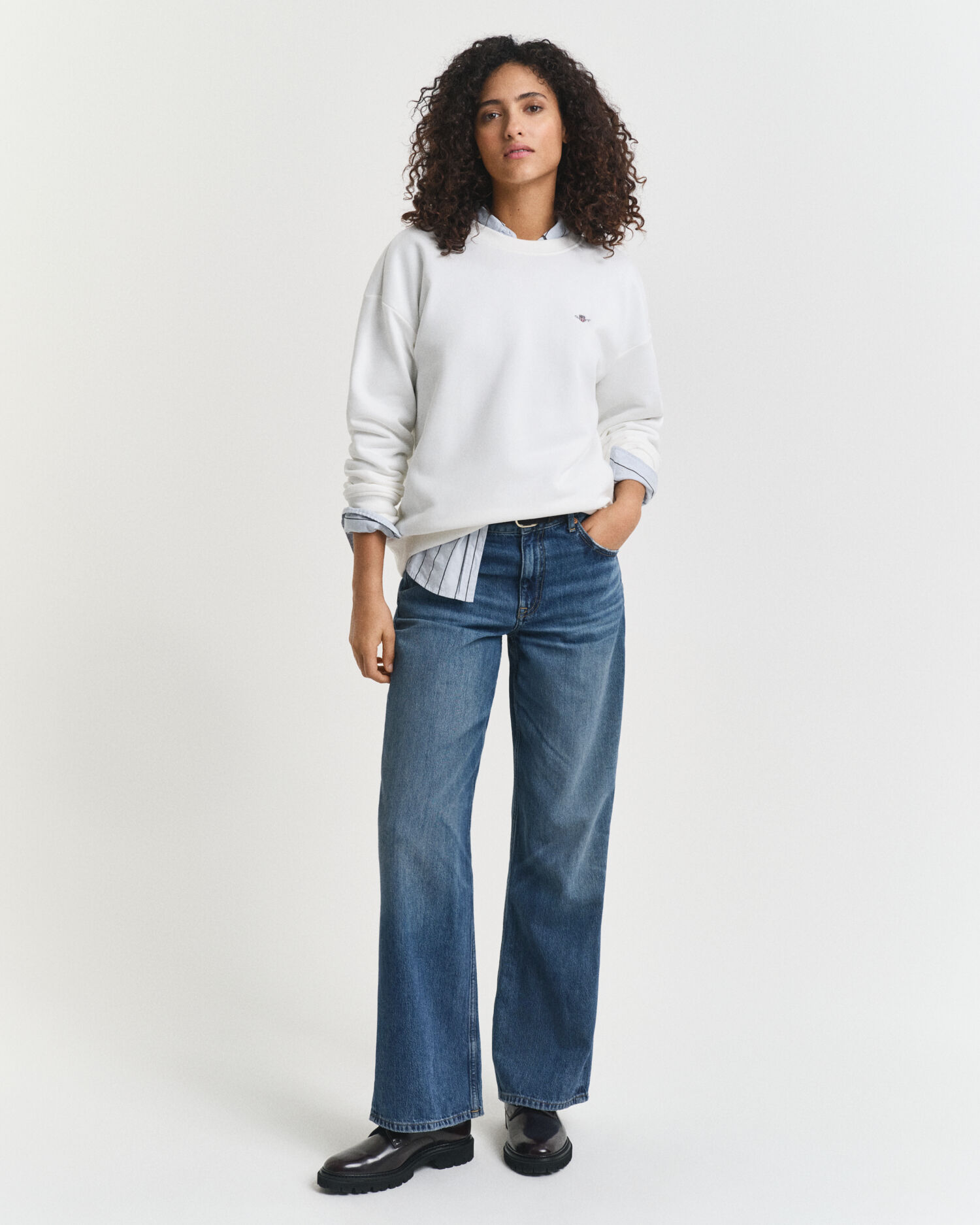 Felpa Shield girocollo