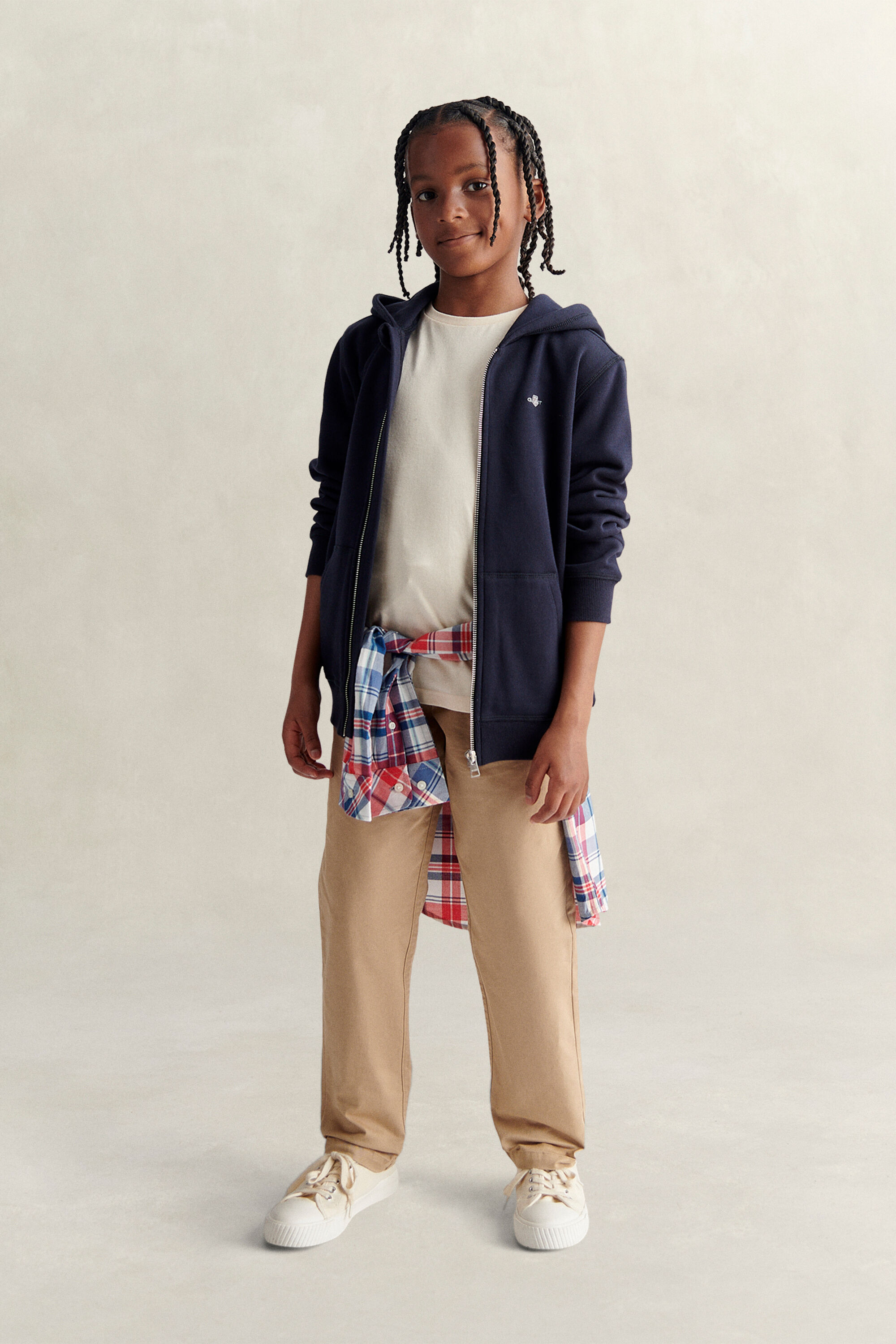 Felpa con cappuccio e zip Shield Teens
