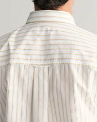 Camicia a maniche corte a righe Heritage Poplin relaxed fit