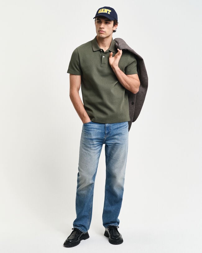 Polo Waffle Textured