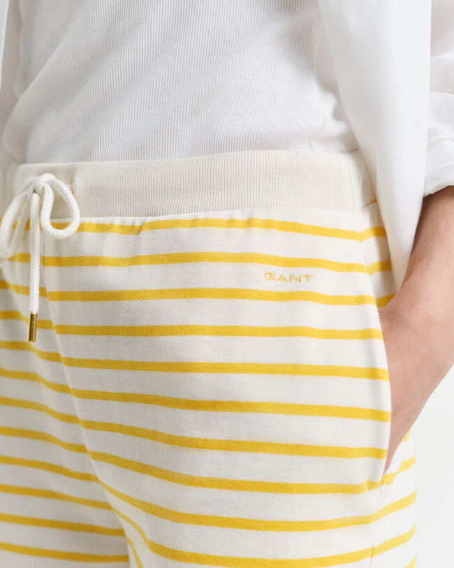 Pantaloncini in jersey a righe Breton