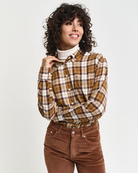 Camicia in flanella a quadri relaxed fit