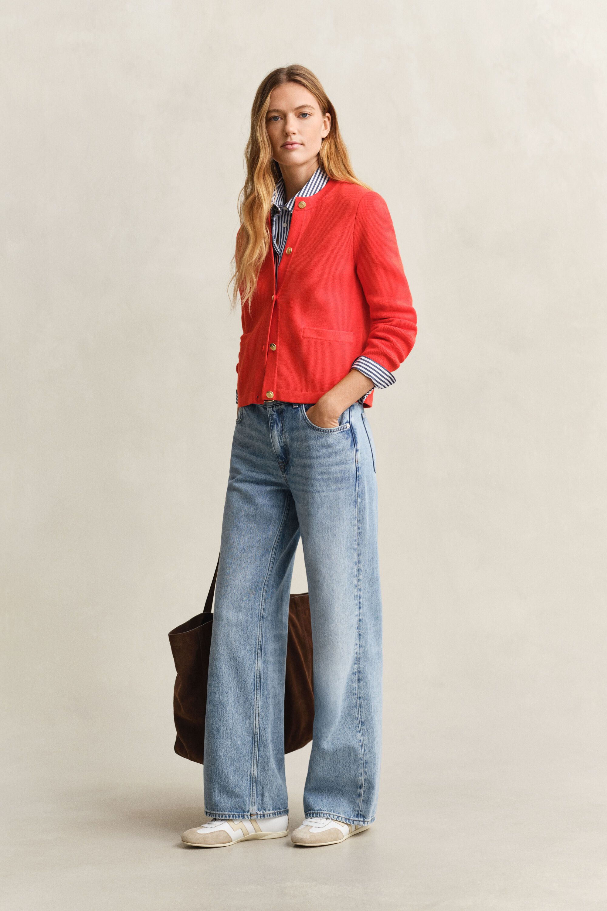 Giacca in maglia in cotone