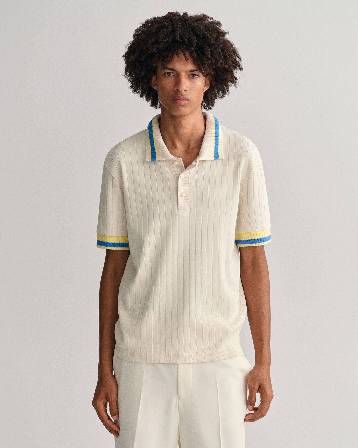 Polo Drop-Needle in piqué