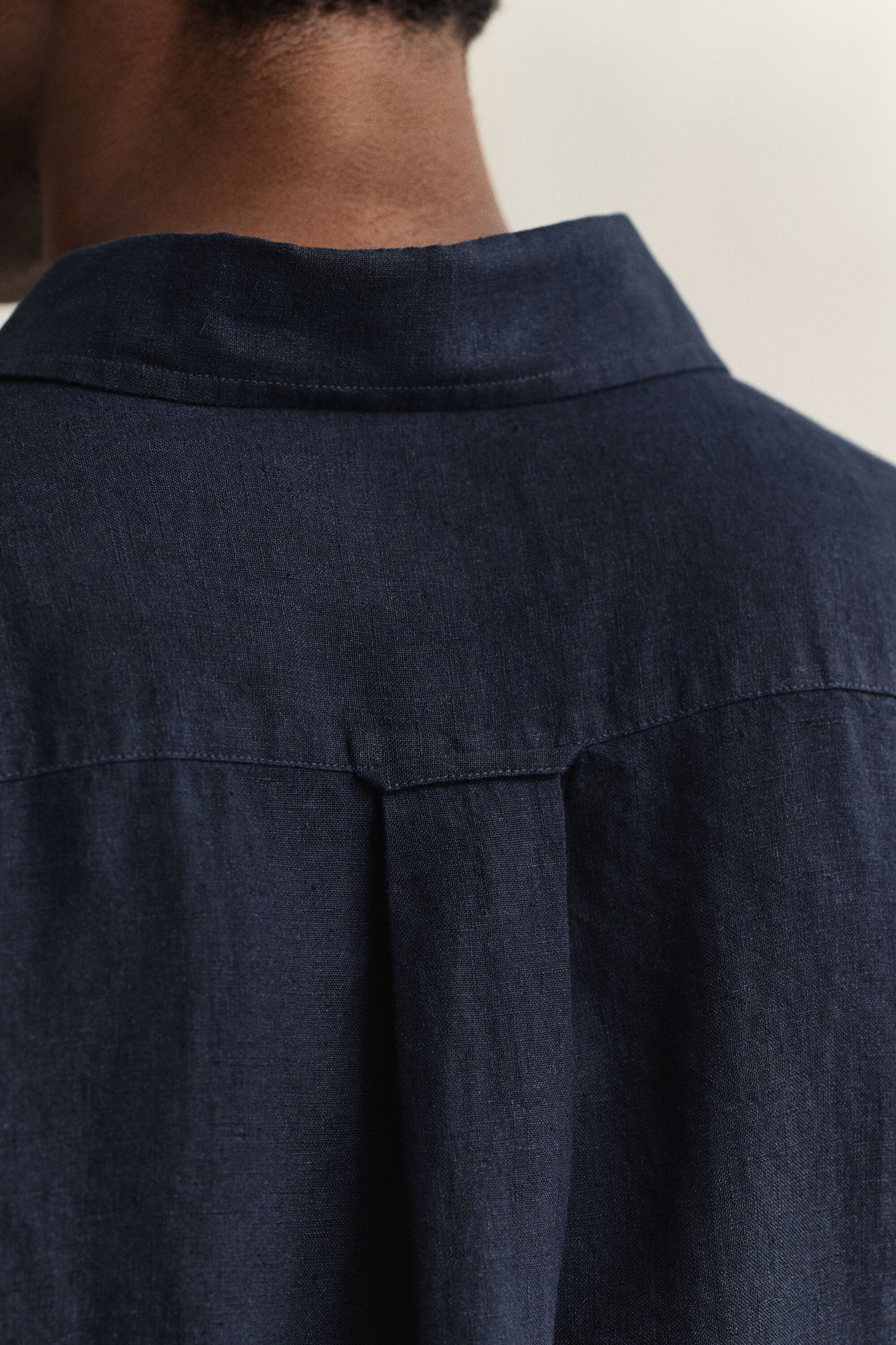 Camicia a maniche corte in lino