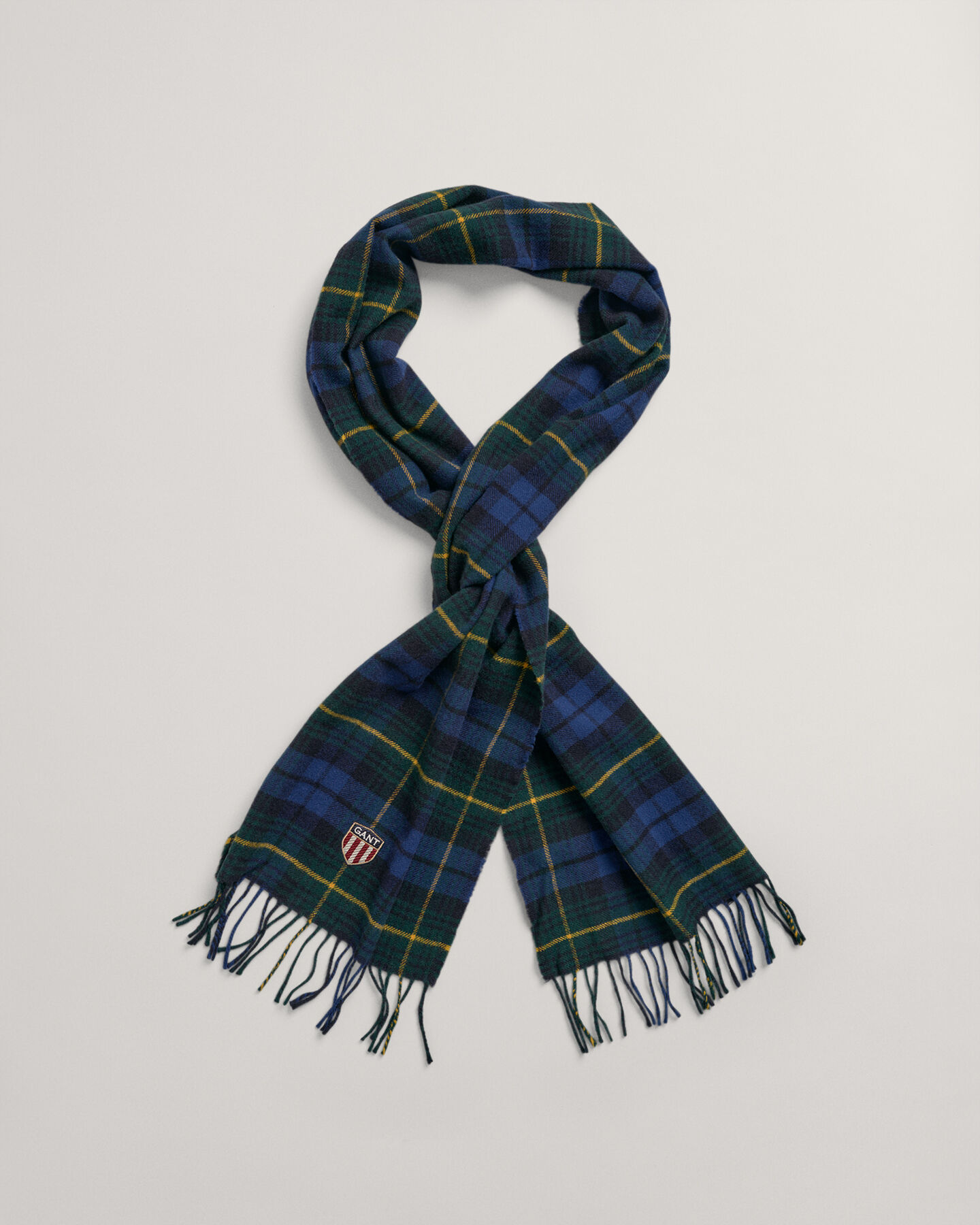 Sciarpa in lana a quadri