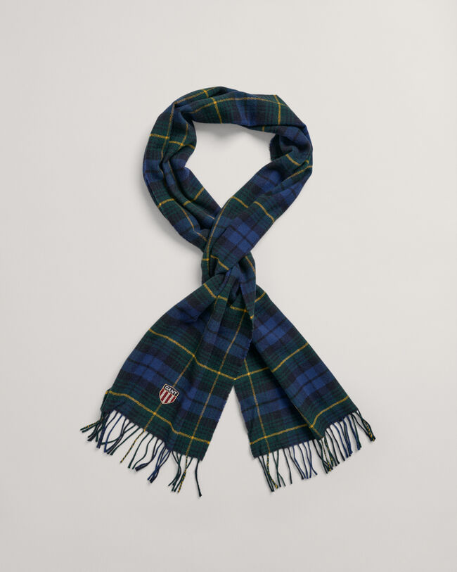 Sciarpa in lana a quadri