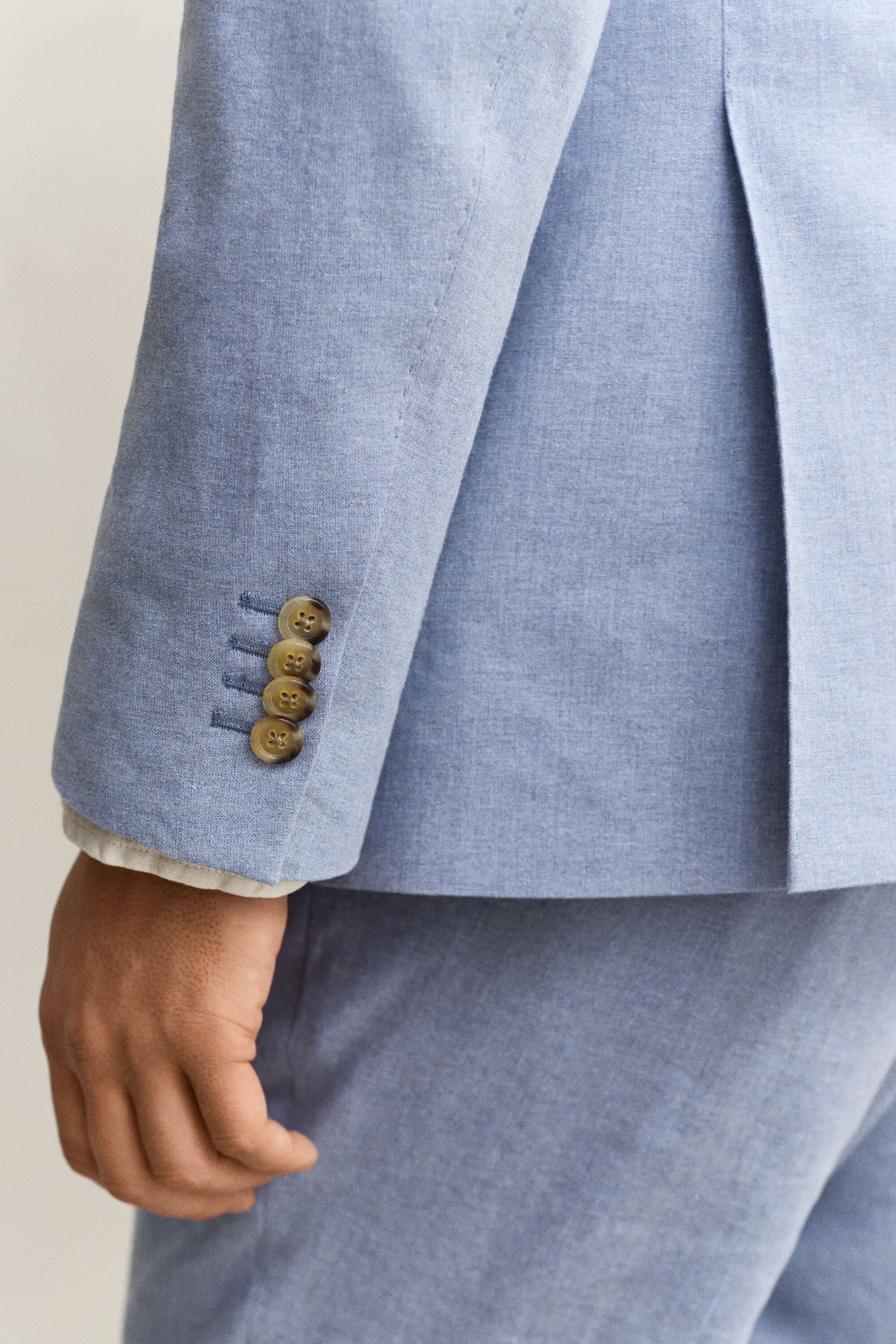 Giacca da abito in misto lino