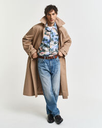 Camicia con stampa Resort Island relaxed fit