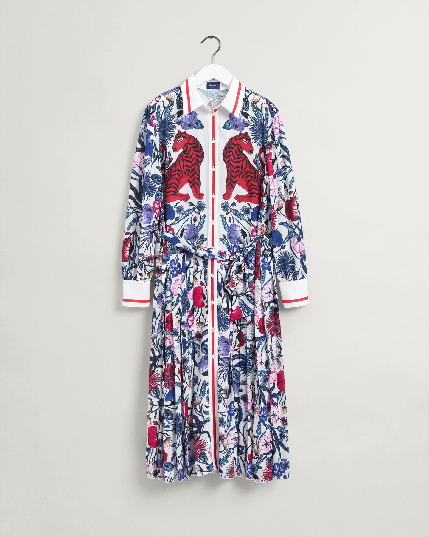 Abito Tiger Flower plissettato