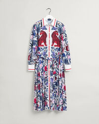 Abito Tiger Flower plissettato