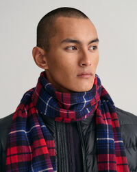 Sciarpa in lana a quadri