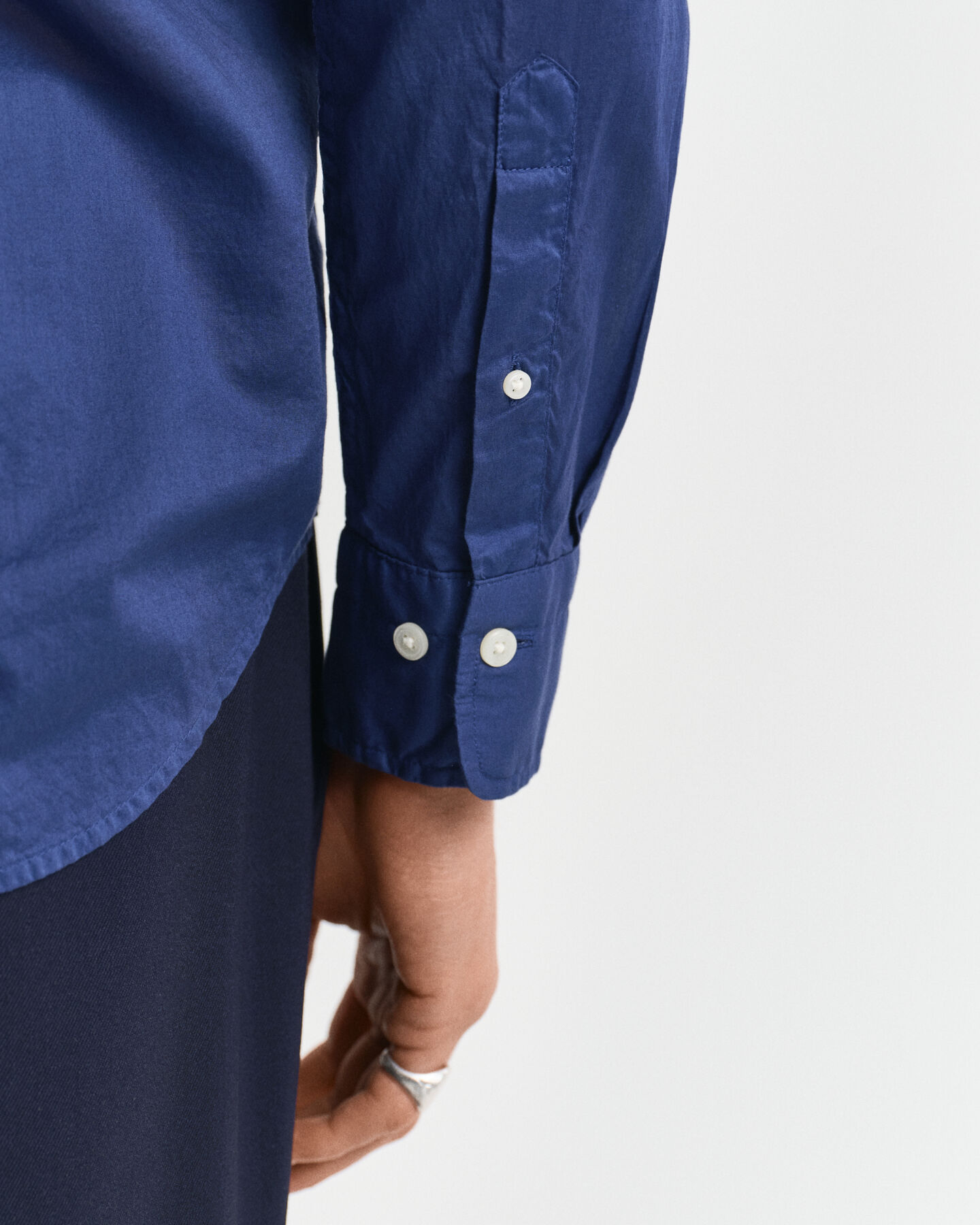 Camicia in voile effetto sbiadito regular fit