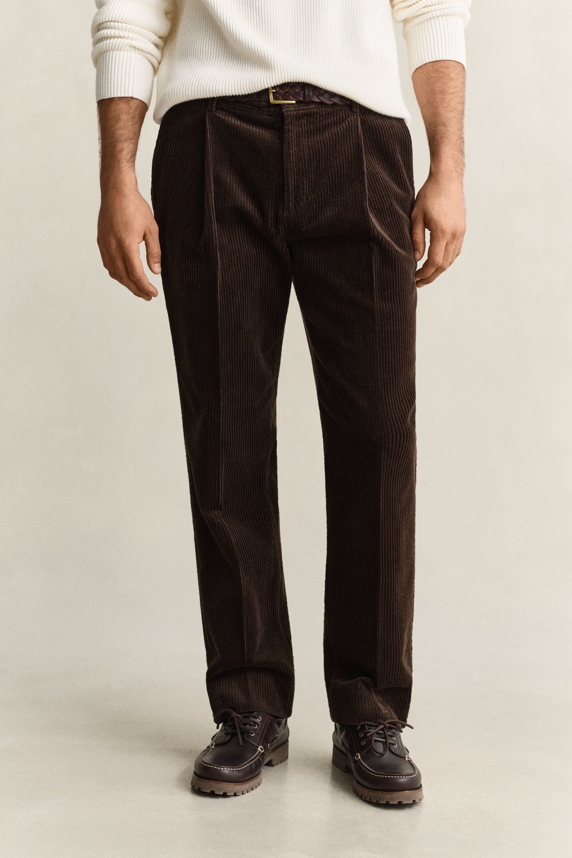 Pantaloni da abito in velluto a coste