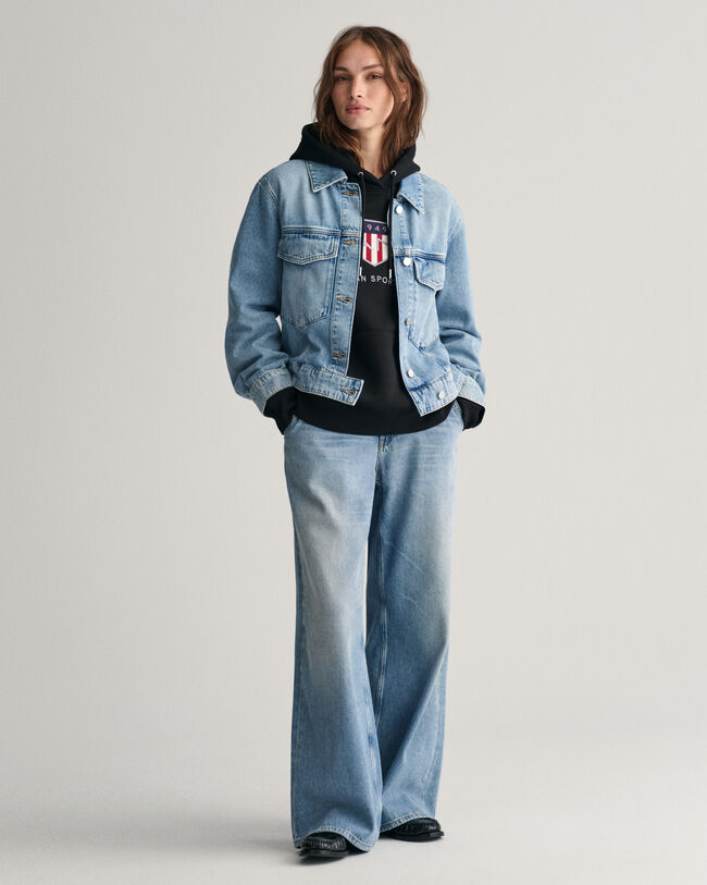 Felpa Archive Shield con cappuccio