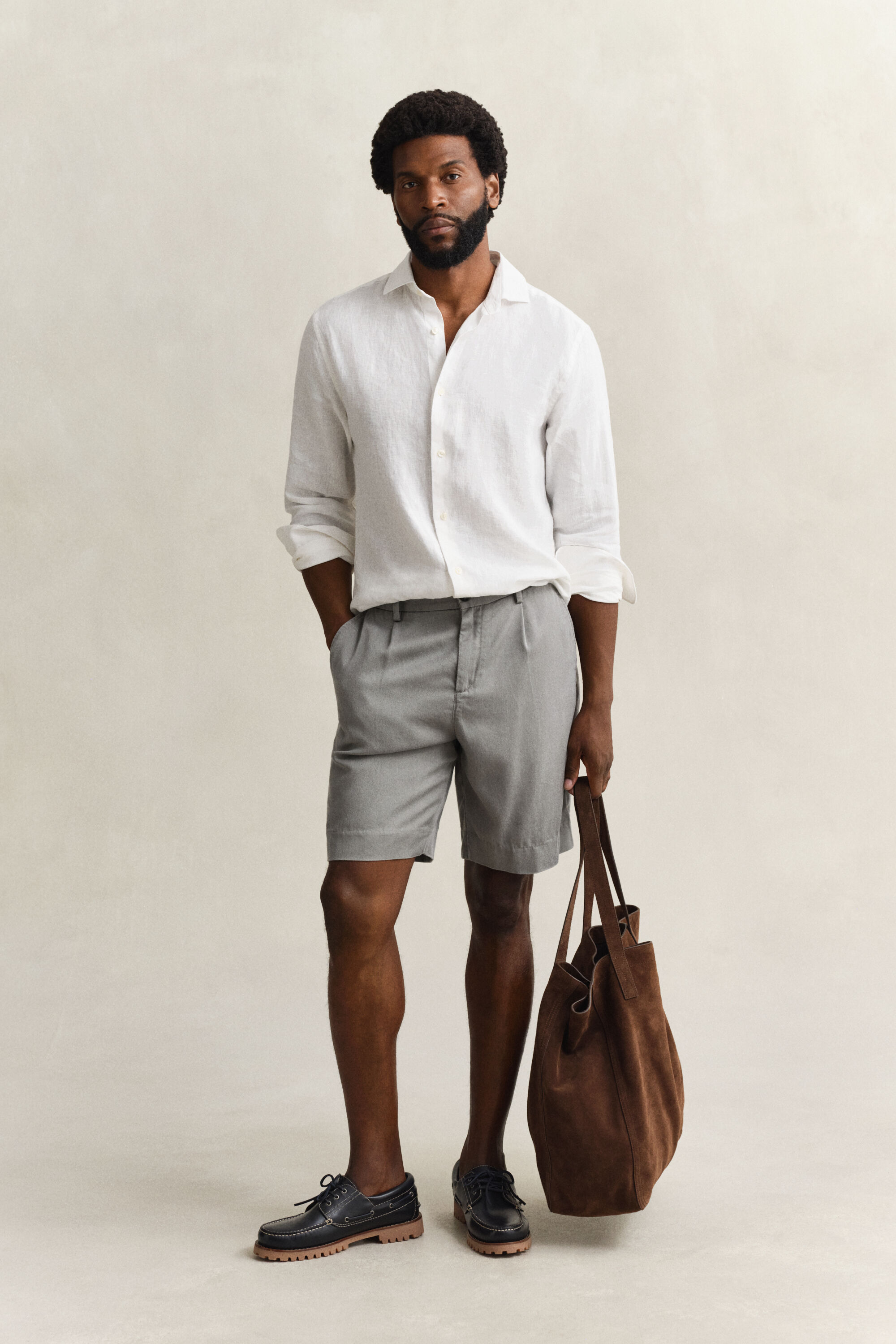 Pantaloncini in lyocell