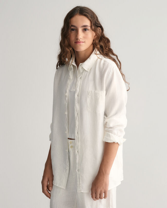 Camicia in lino Teens
