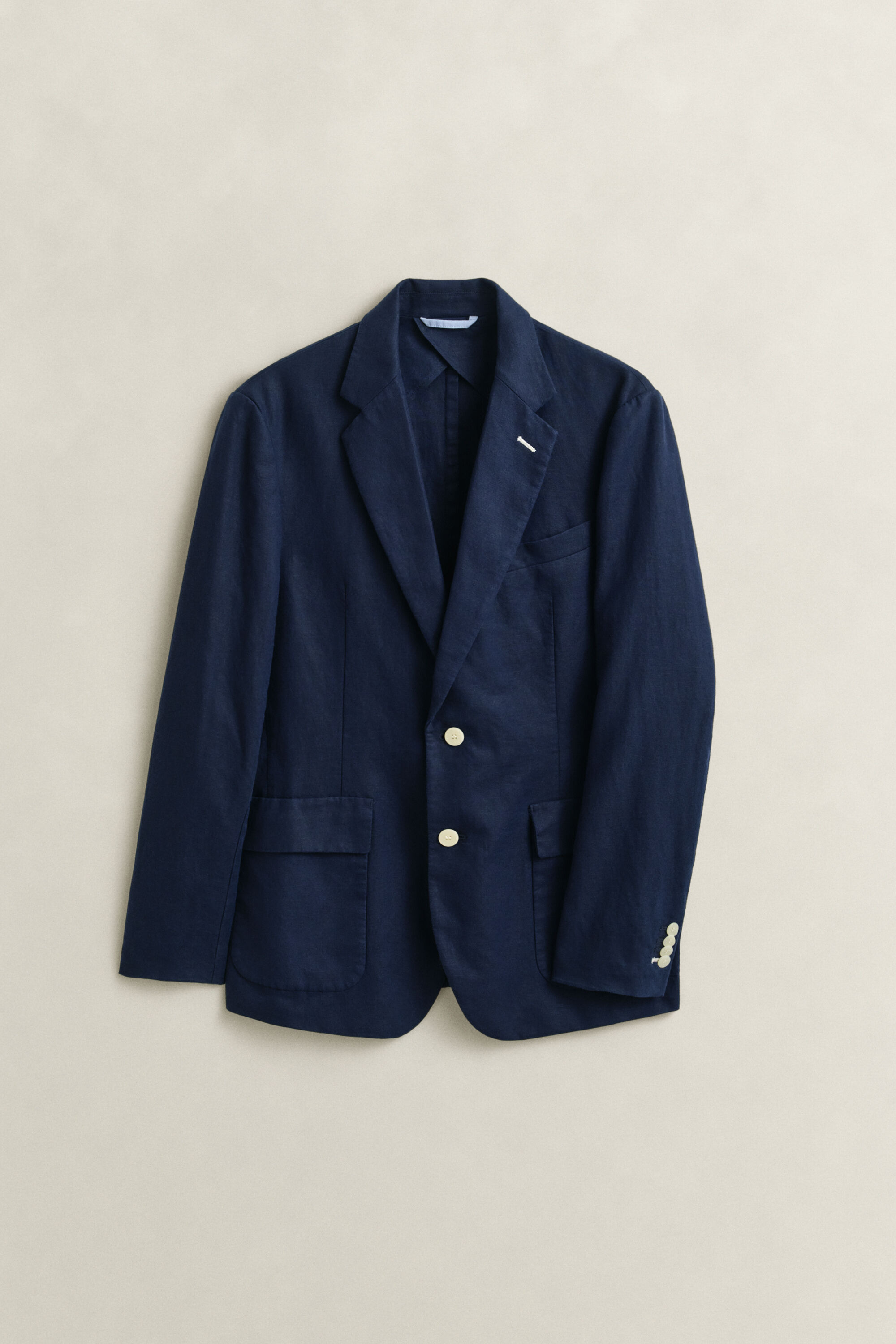 Giacca da abito in misto cotone testurizzato