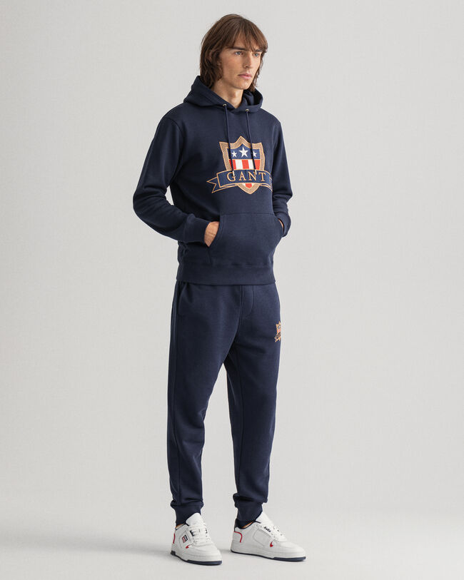 Felpa Banner Shield con cappuccio