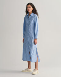 Abito chemisier midi a righe