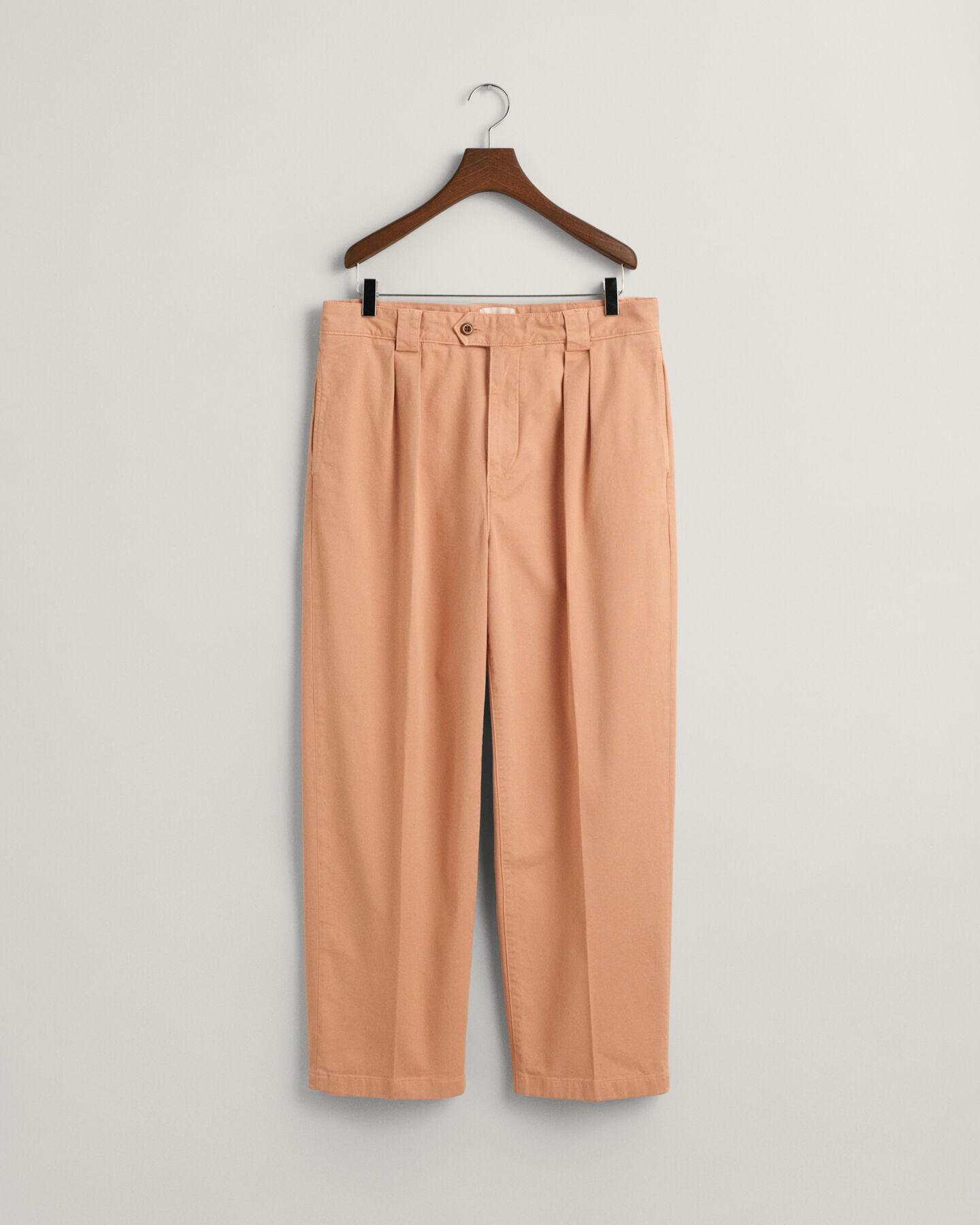 Pantaloni chino in twill con pinces