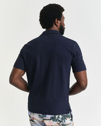 Camicia testurizzata a maniche corte