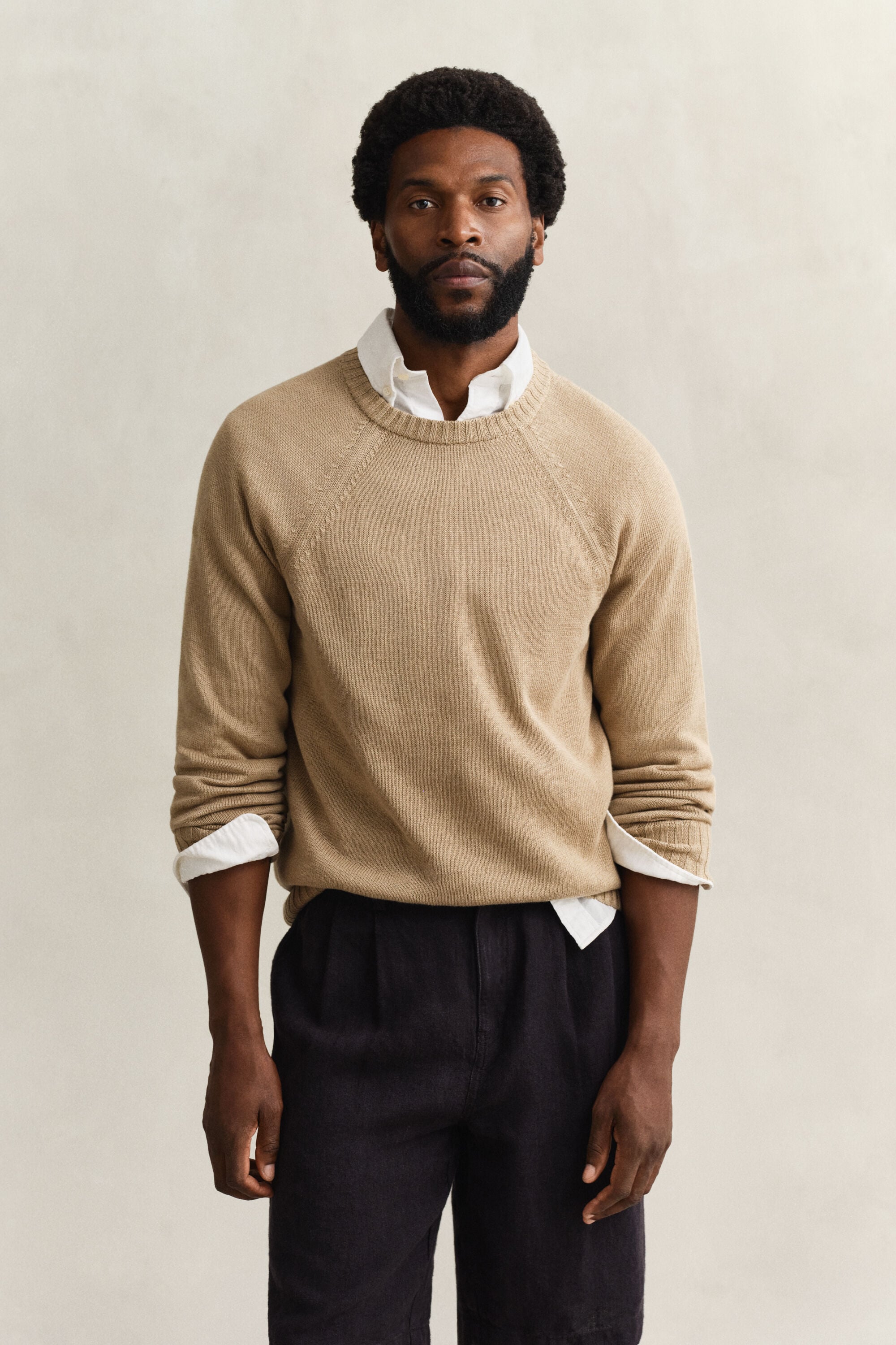 Maglia in misto lino