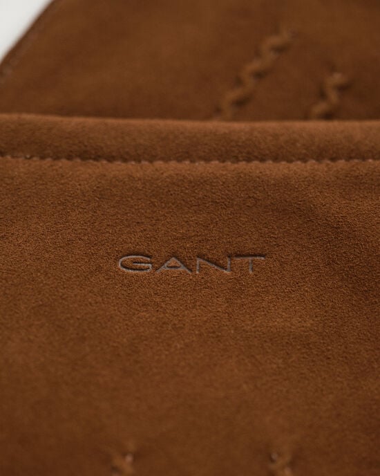 Guanti in camoscio foderati in cashmere