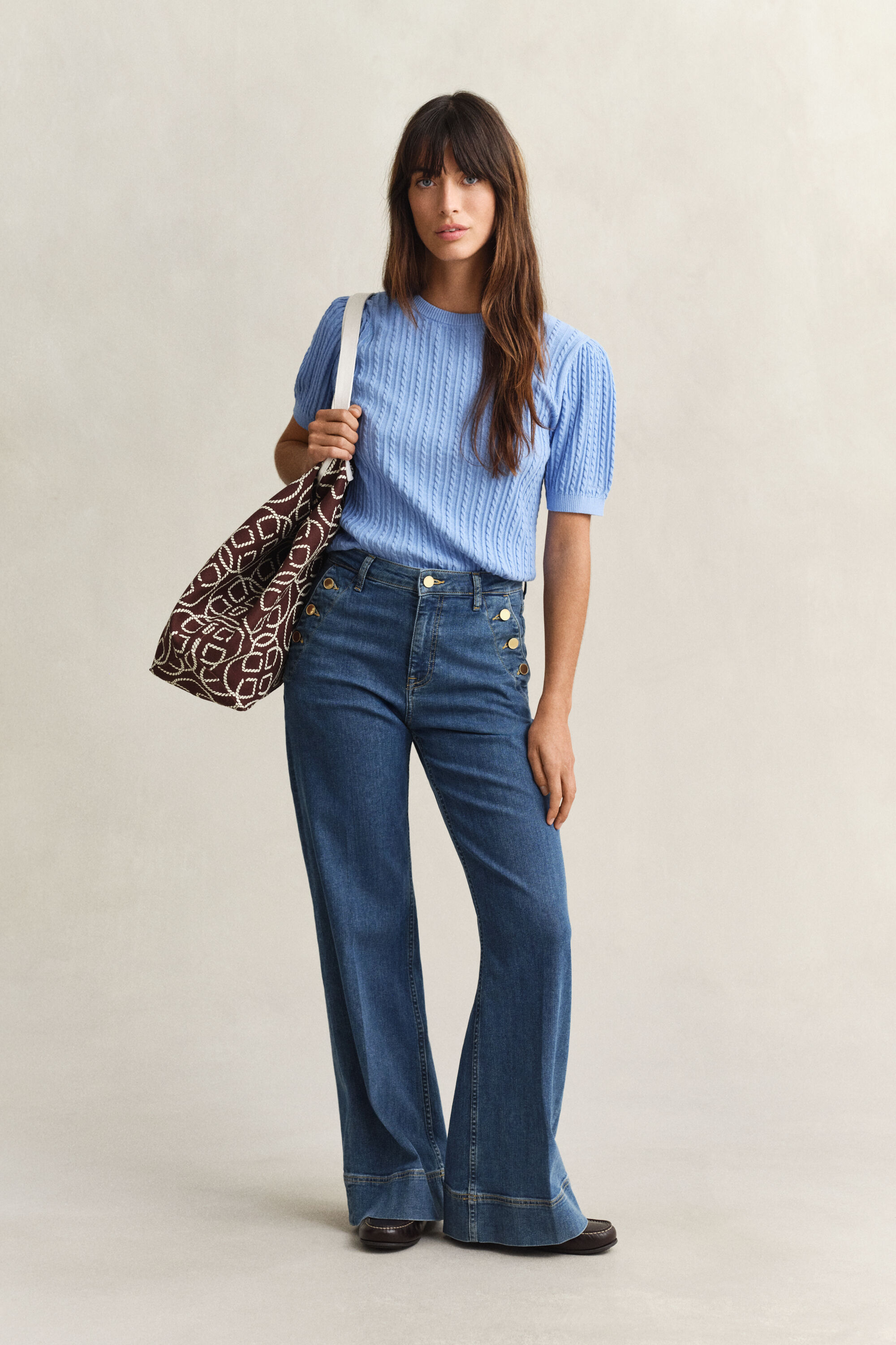 Maglia con maniche corte in cotone