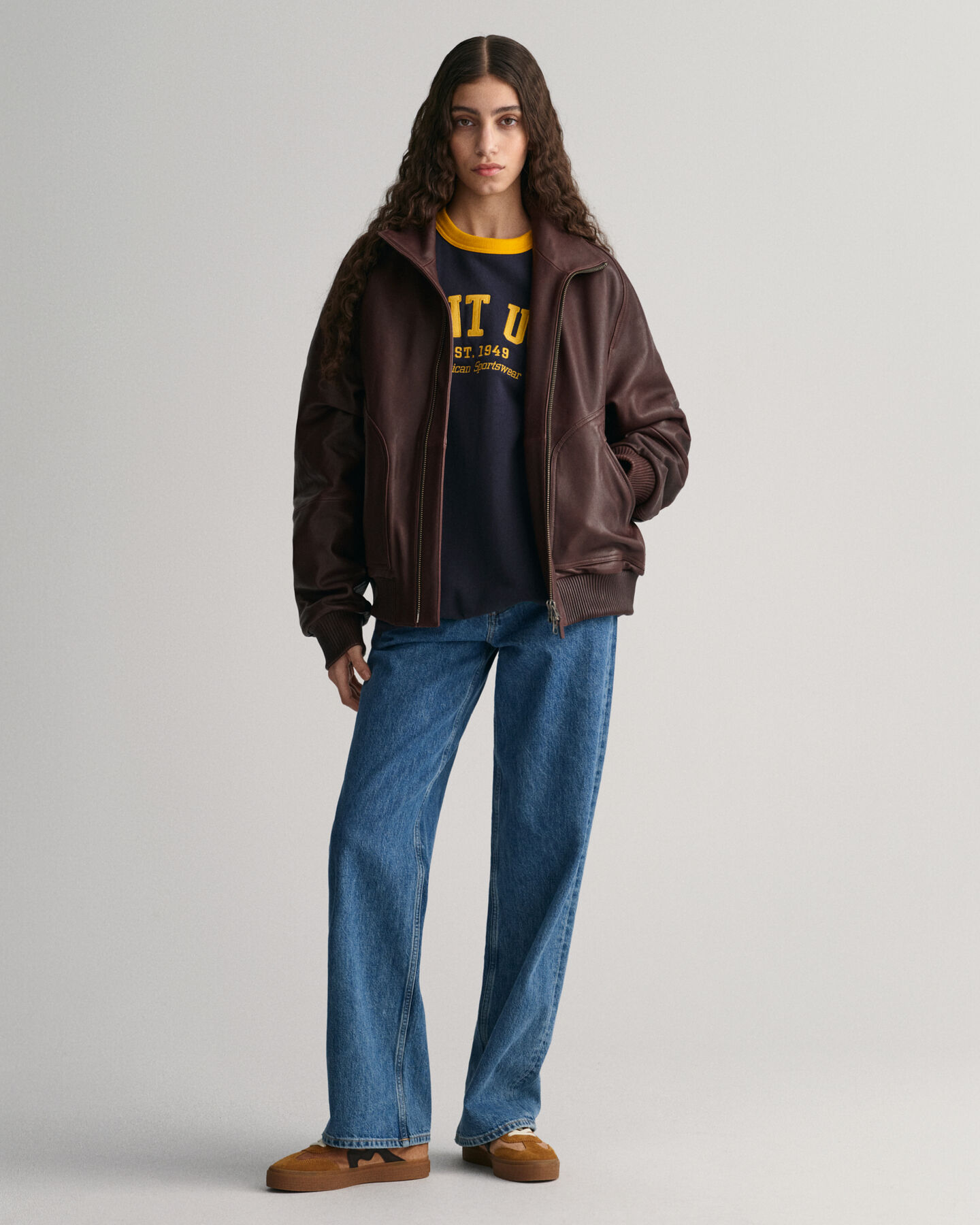 Felpa girocollo GANT USA